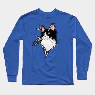 Ash, the kitty with the whiskers Long Sleeve T-Shirt